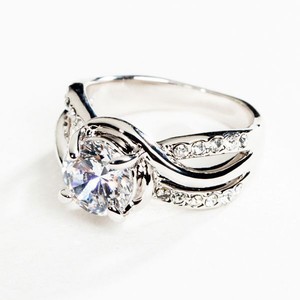 Women-18K-White-Gold-Plated-Cubic-Zirconia-Crystal-Engagement-Wedding ...