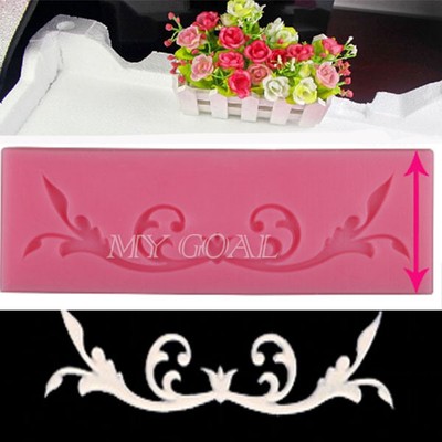 Flower Silicone Lace Mold Fondant Mat Cake ...