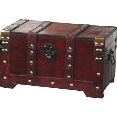 Vintage Style Chest Antique Wooden Trunk Storage ...