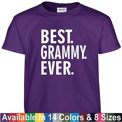 Best GRAMMY Ever Funny Mothers Day Birthday Christmas Grandma Gift Tee T