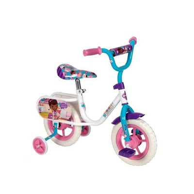 Disney Doc Mcstuffins 10" Girls Bicycle w/Sturdy Training Wheels (NIB)
