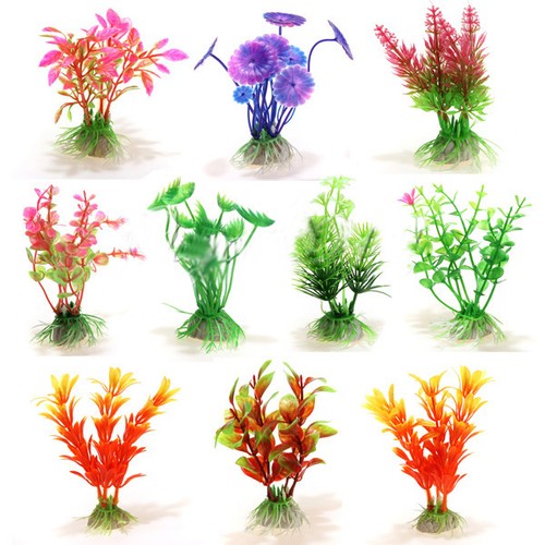 10 Mixed Artificial Aquarium Fish Tank Water ...