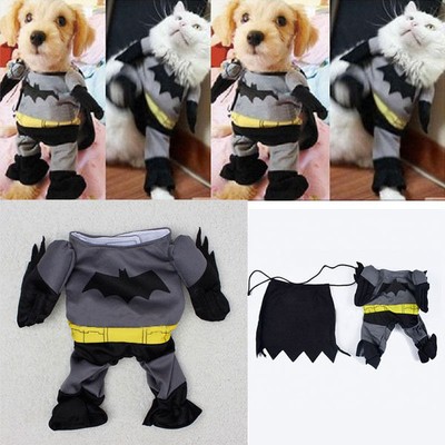 Dog Pet Cat Clothes Dress up Batman ...