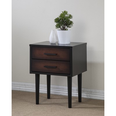 Nightstand  2 Drawers Bed Side Table ...