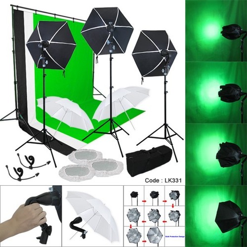 LINCO-Studio-Lighting-Photo-Light-Softbox-Backdrop-Stand-Muslin-Kit