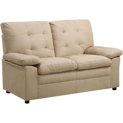 Microfiber Loveseat Sofa Couch Living Room Furniture ...