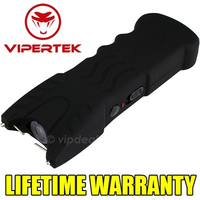 Vipertek Black Vts-979 - 10 Bv Rechargeable Led Police Stun Gun + Taser Case