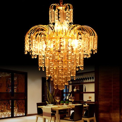 Elegant Modern 6-light Crystal Ceiling Chandelier Pendant ...