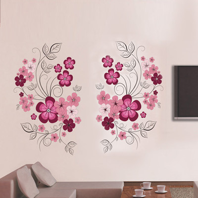 Removable Flowers Mural Wall Sticker Decal Home ...