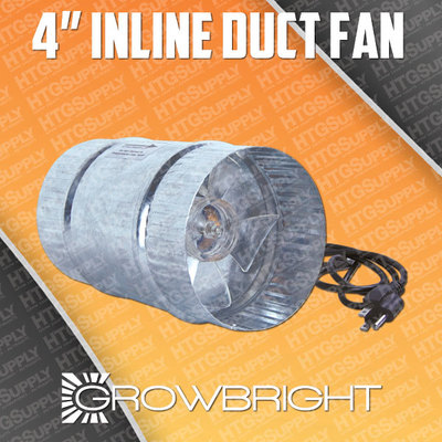 4 inch INLINE DUCT BOOSTER FAN exhaust ...
