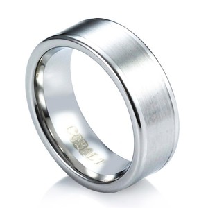 ... -Flat-Satin-Finish-Cobalt-Wedding-Band-Ring-for-Men-US-Size-8-13-NEW