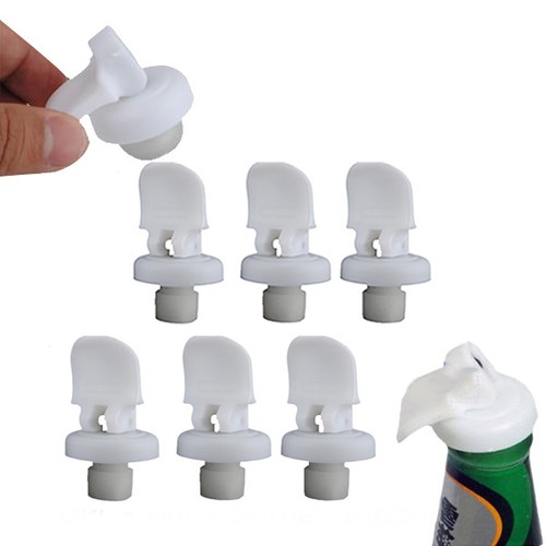 6PCS Vacuum Pump Reusable Bottle Cap Stopper ...