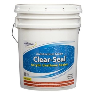 clear seal sealer gloss low gal concrete urethane rainguard wood brick surface lumber voc toxic satin non gallon acrylic