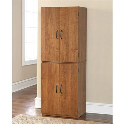 Storage Cabinet Kitchen Pantry Organizer Wood Furniture ...