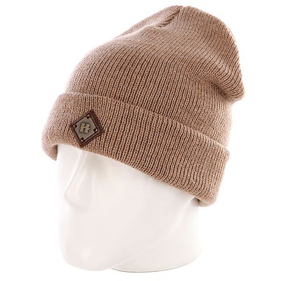 Бежевая шапка Harrison Henry Melange Beanies Brown/Melange