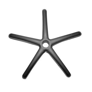 NEW 5 SPOKE HEAVY DUTY BLACK NYLON BASE FOR OFFICE HOME