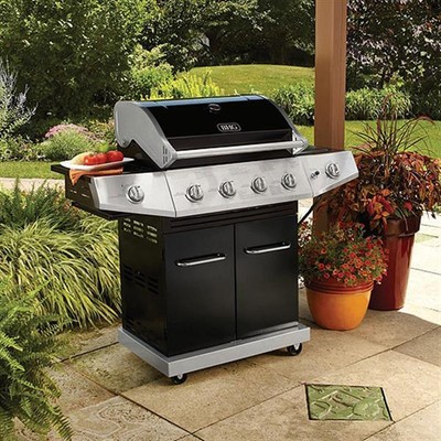 Gas Propane Grill 4 Burner Stainless Steel ...