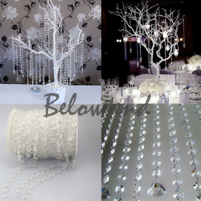 99ft-Wedding-Party-Iridescent-White-Garland-Acrylic-Crystal-Beads-Strands-30M