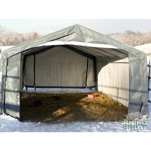 Portable Horse Run in Shelter