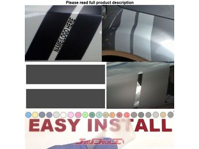 Hash Mark Double Stripe Fender Le Man decal sticker your text fit various models
