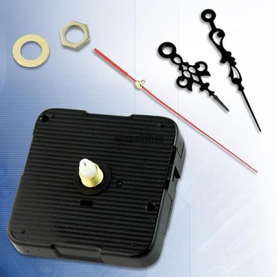 DIY Quartz Black Clock Movement Kit Spindle ...