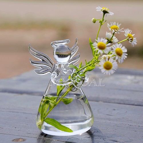 Angel Hanging Glass Plant Flower Vase Hydroponic ...