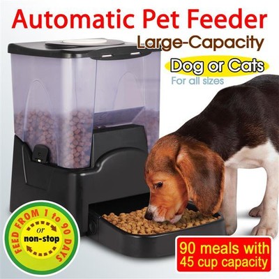 Automatic Pet Food Feeder Dog Cat Programmable ...