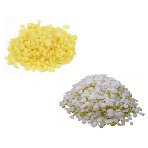 Pure Organic Filtered Natural Beeswax Raw Pastilles Beads Pellets White