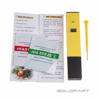 Digital Pocket PH Meter Water Tester Pen ...