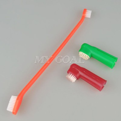 A Set Brushes Pet Dog Toothbrush Toothpaste ...