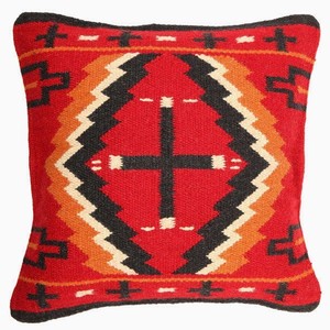 New Maya Modern Wool Hand woven Pillow Cover Sofa 18 x 18 Southwest eBay