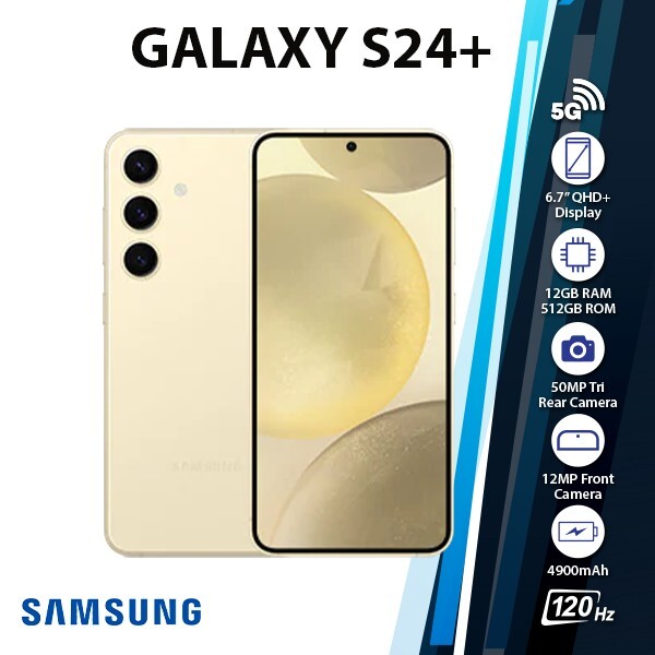 SAMSUNG - Galaxy S24+ Plus 256GB イエロー SIMフリー 【A級