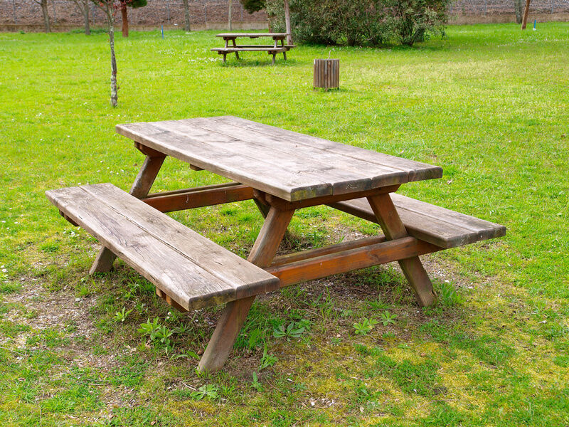 Outdoor Wood Bench With Table | www.pixshark.com - Images ...