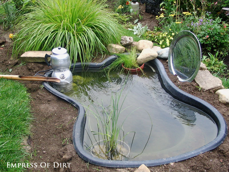 How to Make a Small Water Garden or Fish Pond eBay