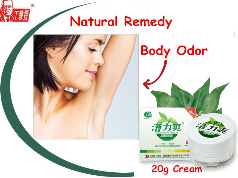 Natural remedies body odor cream Antiperspirant deodorant Bromhidrosis