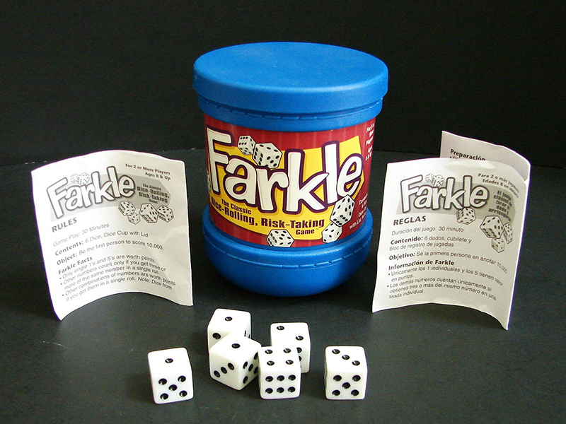 What are the official rules for playing Farkle?