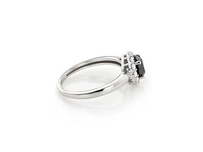 PASSION SCHWARZER BRILLANT SOLITÄR DIAMANTEN 585ER WEISSGOLD BRILLANTEN TOP WESSELTON