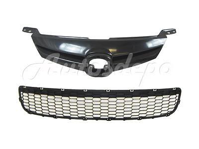 FOR 2006-2008 MAZDA 6 GRILLE FRONT BUMPER LOWER GRILLE CENTER 2PCS