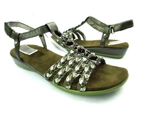 Easy-Spirit-Hattie-Jeweled-Velcro-Strap-Sandal-Womens-SZ-8-New