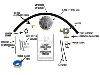 DuroMax XP10000E Natural Gas / Propane Conversion ...