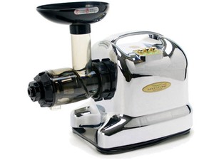 Matstone Advance Juicer IN Chrome Wheatgrass Masticating Slow Juicer eBay
