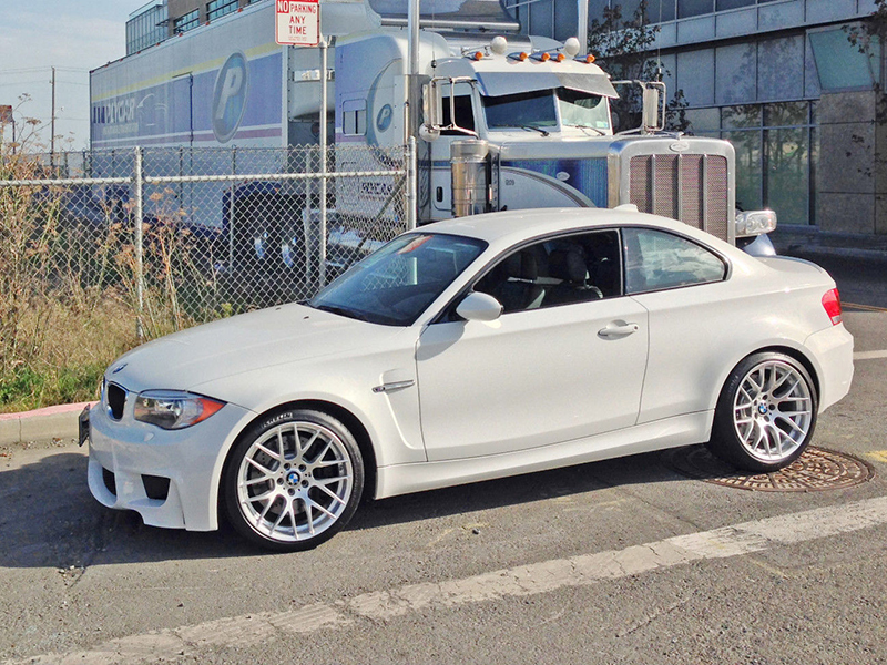 Bmw 135i white angel eyes #3