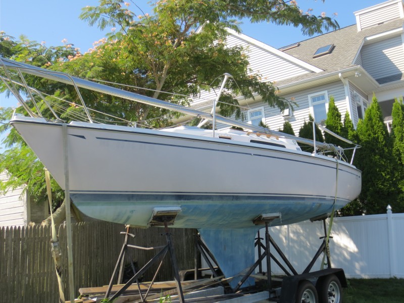 1984 25th Anniversary CAL 24' Sailboat with Tandem Trailer
