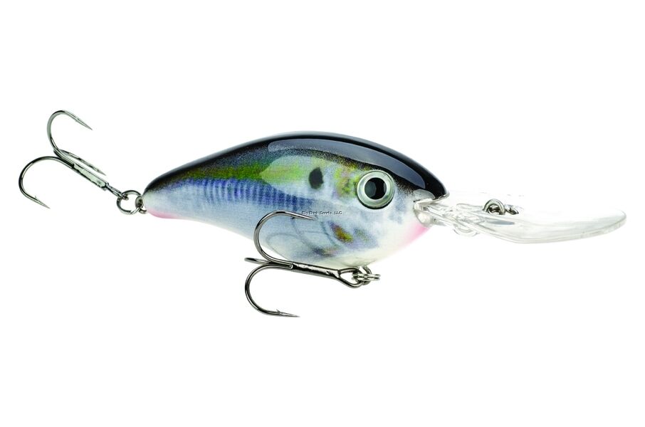 COLOR / STOCK #:NATURAL SHAD / 0278:Strike King Pro Model Crank Bait, 6 XD Series, 3”, 1 oz, Choice of Colors