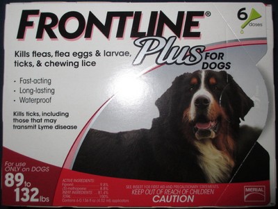 Merial Frontline Plus for Dogs 89-132lbs 6 ...