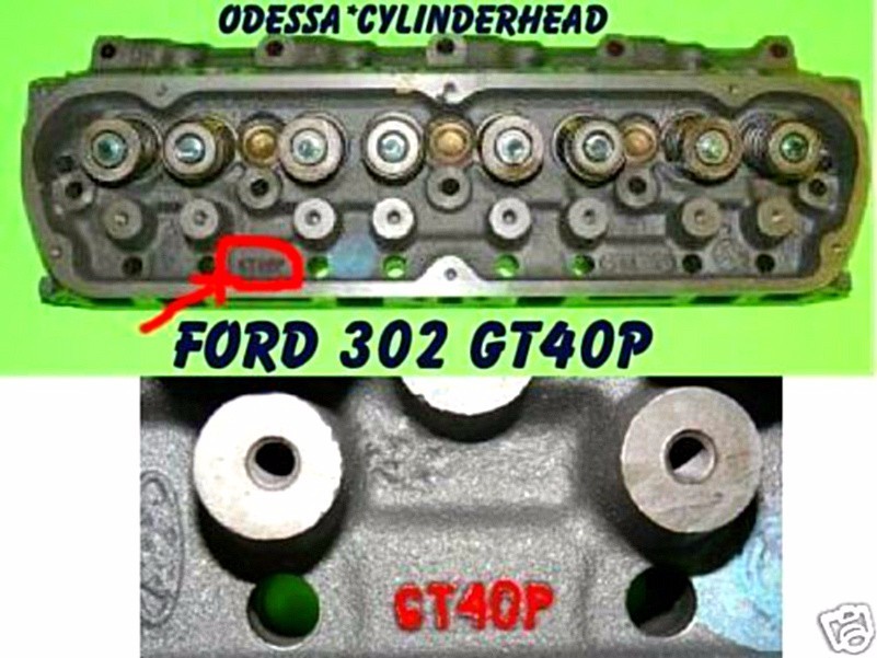 FORD EXPLORER MOUNTAINEER 5.0 OHV IRON 302 SBF GT40P CYLINDER HEAD REBUILT