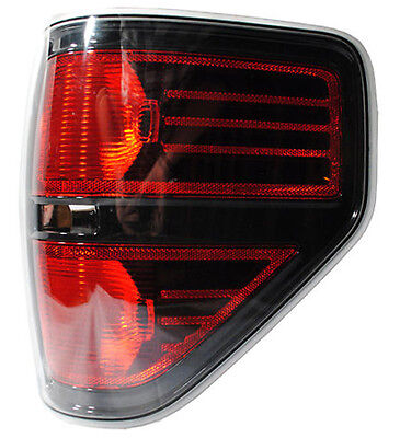 New Replacement Black-Trim Taillight Lamp RH / FOR 2009-14 FORD F150 REGULAR BED