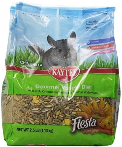 Kaytee Fiesta Chinchilla, 2.5-Pound Pet Health Food ...