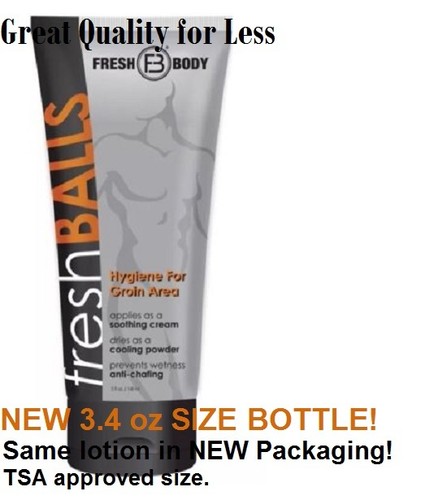 Fresh Balls in NEW SIZE Bottle 3.4 oz! TRAVEL SIZE Fresh Balls