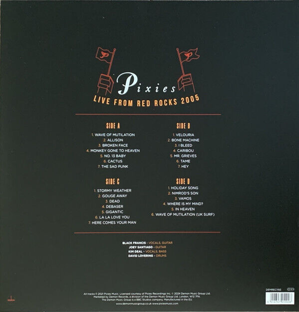 Pixies - Pixies - Live From Red Rocks 2005 (RSD 2024) 2 x Vinyl, LP, Record Stor